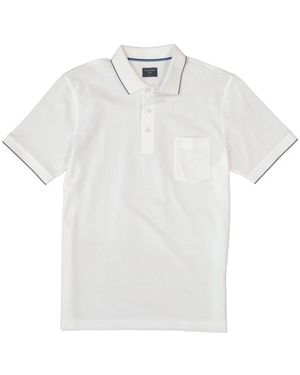 Olymp Polo Met Korte Mouwen - Wit