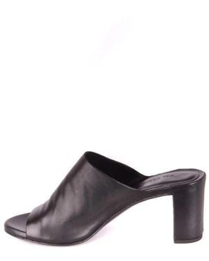 Roberto Del Carlo Heeled Mules - Grey