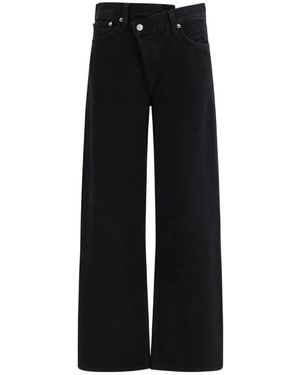 Agolde Wide Jeans - Negro