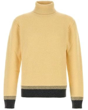 ZEGNA Cashmere Knitwear - Yellow