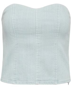 co'couture Sleeveless Tops - Blue