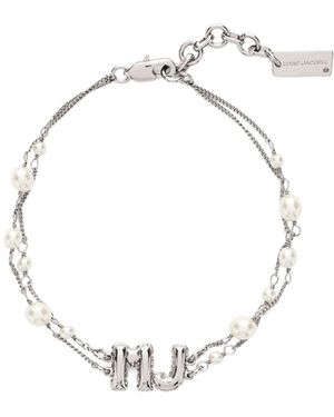 Marc Jacobs Double Chain Bracelet - Metallic