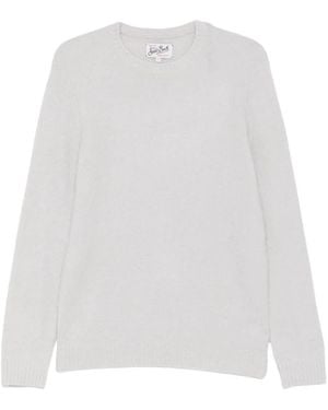 MC2 Saint Barth Truien & Vesten ,Grijs ,Regent Sweater - Wit