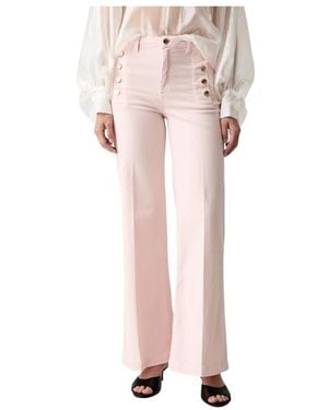 ViCOLO Wide Jeans - Rosa