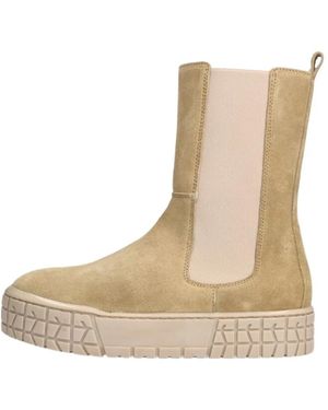 H.i.p. Wildleder Chelsea Boots - Natur