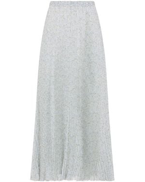 Ermanno Scervino Pleated Skirt - Grey