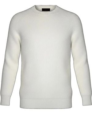 Gran Sasso Round-Neck Knitwear - Bianco