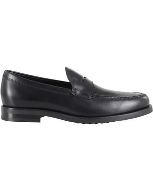 Tod's Schoenen ,Zwart ,Leer Leren Loafer