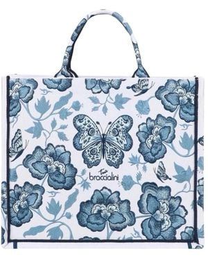 Braccialini Tote Bags - Blu
