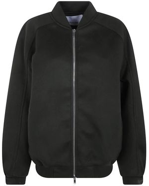 Frankie Shop Elinor Oversized Bomberjack - Zwart