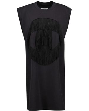 MM6 by Maison Margiela Sleeveless Tops - Black