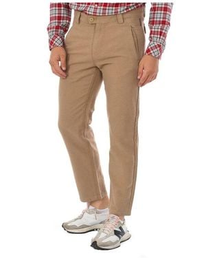 Napapijri Slim-Fit Trousers - Natural