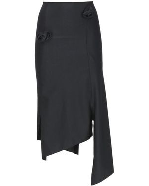 Coperni Rokken ,Zwart ,Flower Skirt