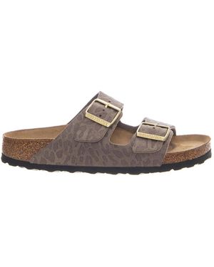 Birkenstock Sliders - Marron