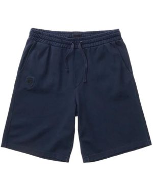 Blauer Long Shorts - Bleu