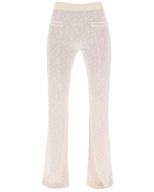 Palm Angels Wide Trousers - Blanco