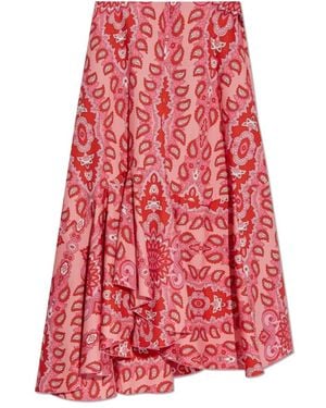 Etro Midi Skirts - Rosso