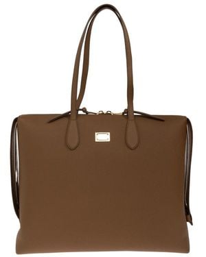 Dolce & Gabbana Tote Bags - Marrone
