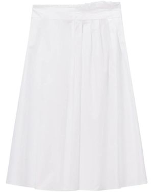 MSGM Midi Skirts - Blanco