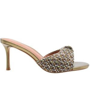 Kurt Geiger Schoenen ,Bruin ,Muiltje - Metallic