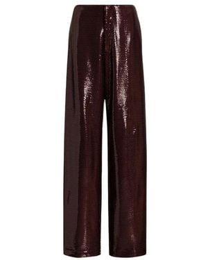 Alberta Ferretti Wide Trousers - Purple