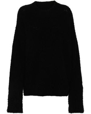 Uma Wang Round-Neck Knitwear - Black