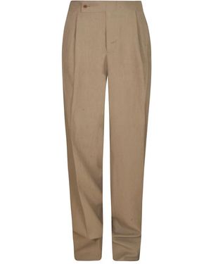 Giorgio Armani Suit Trousers - Natural