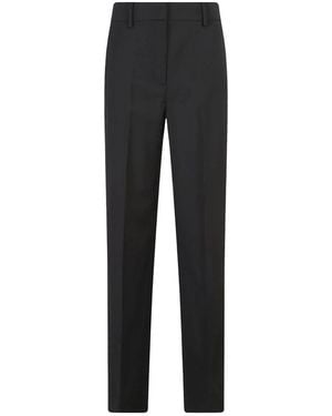Weekend by Maxmara Straight Trousers - Negro