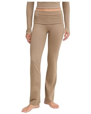 Casall Broeken ,Katoen Sublime Flare Leggings - Naturel