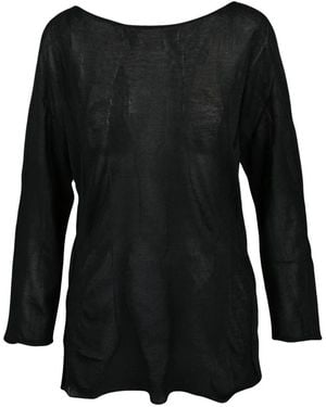 Alpha Studio Long Knitwear - Nero