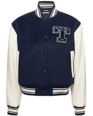 Tommy Hilfiger Bomber Jackets - Blue