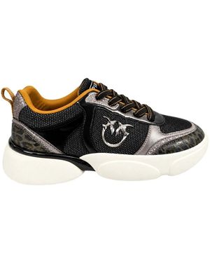 Pinko Schoenen ,Zwart ,Leer Alba 03 Sneaker