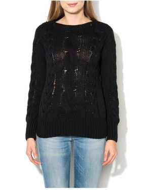 Gas Round-Neck Knitwear - Negro