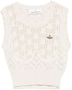 Vivienne Westwood Sleeveless Tops - White
