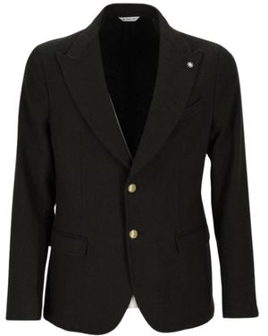 Manuel Ritz Blazer Met Twee Knopen - Zwart
