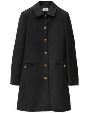 Versace Einknopfmantel - Schwarz