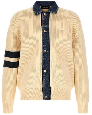 DSquared² Denim Mix D2 Cardigan - Natur