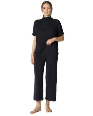 SMINFINITY Cropped Trousers - Noir