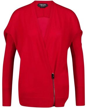 Tom Ford Cardigans - Red