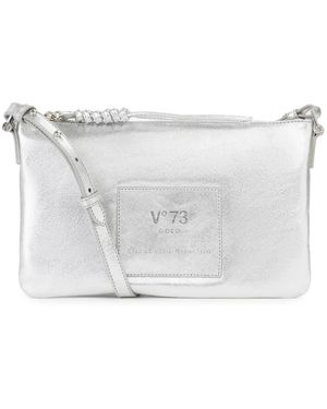 V73 Tassen ,Grijs ,Pop Pop Crossbody Bag - Wit