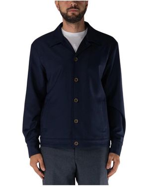 Myths Wendbare Kragenjacke - Blau