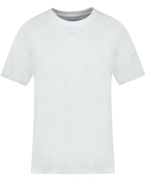3.PARADIS Tops ,Wit ,Katoen 3P Geborduurd T-Shirt