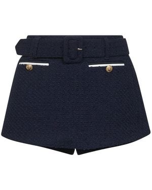 Self-Portrait Short Shorts - Blue