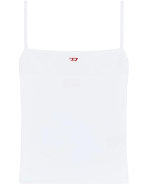 DIESEL Sleeveless Tops - Bianco