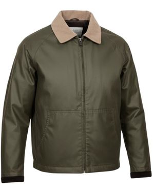 Brixtol Textiles Jassen ,Groen ,Katoen Carter Waxed Jacket