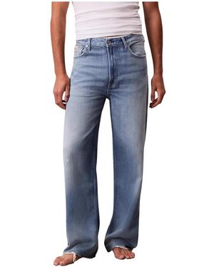 Calvin Klein Straight Jeans - Blue