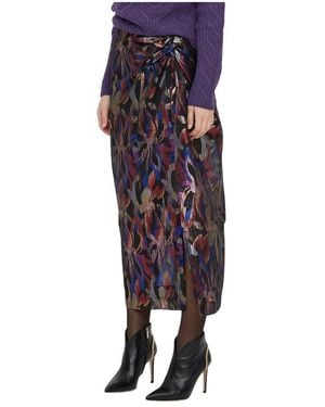 Sabina Musayev Midi Skirts - Purple