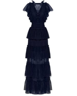 Munthe Kleedjes ,Blauw ,Polyester Noriz Dress