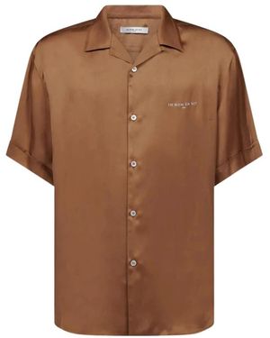 ih nom uh nit Short Sleeve Shirts - Marrone