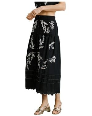 Pepe Jeans Midi Skirts - Negro